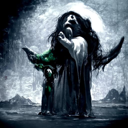 Gothic Horror Dreamscape in Doré Style