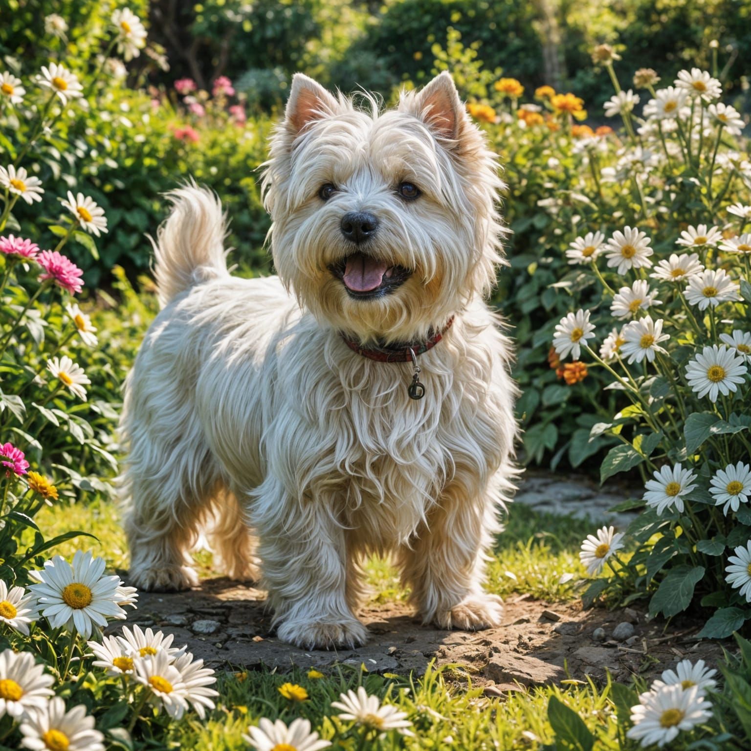 eBoy pixel art: west highland Terrier