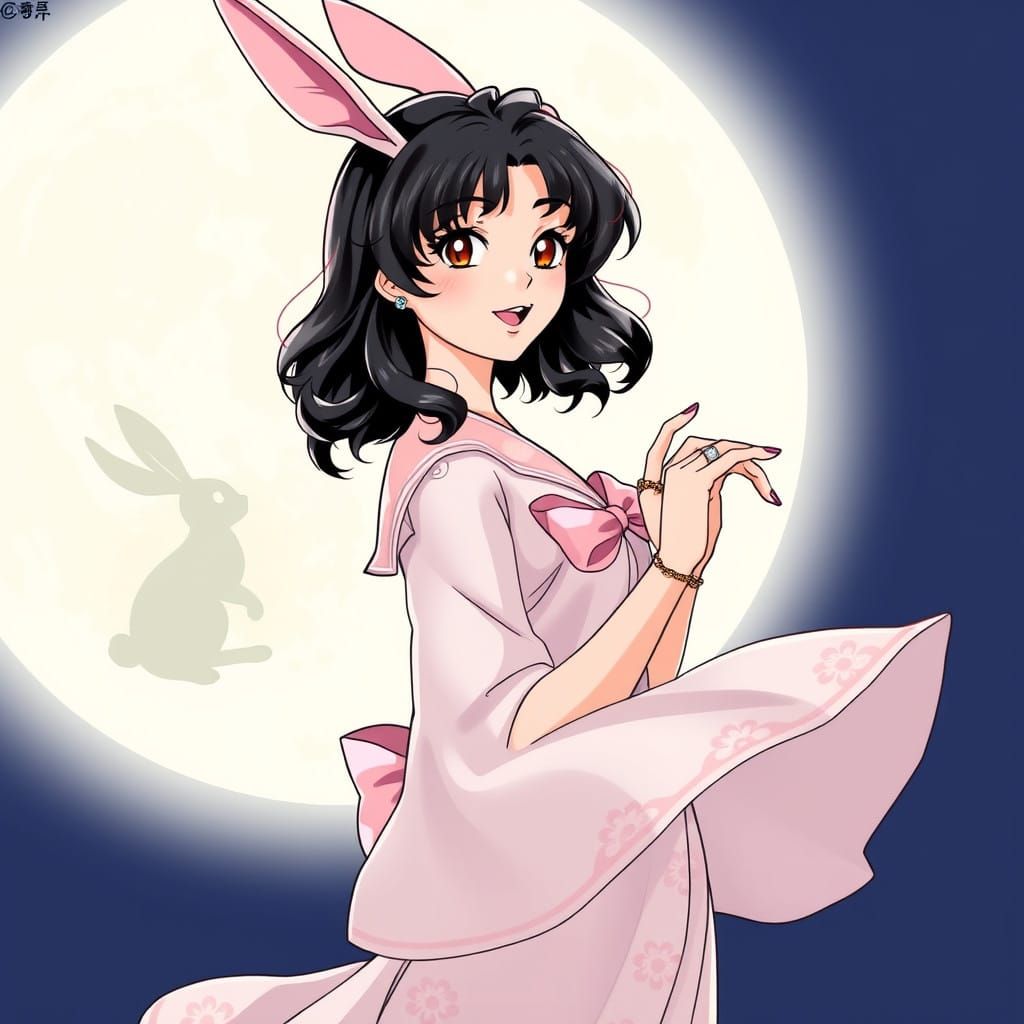 Cute Moon Rabbit