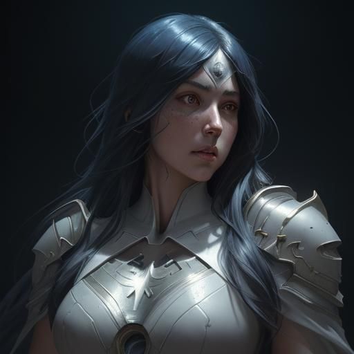 Moon Knight Portrait in Hyperdetailed Style