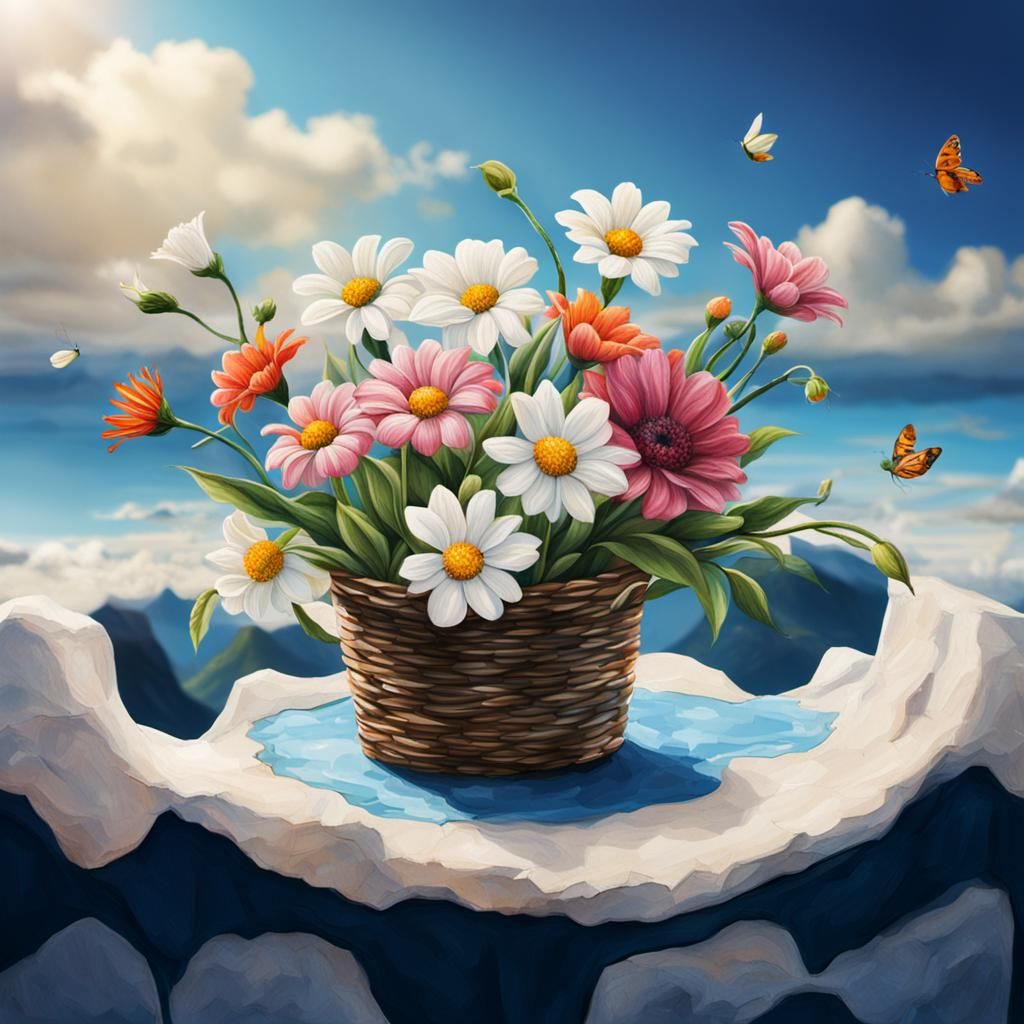 Beautiful Flowers Generated by AI