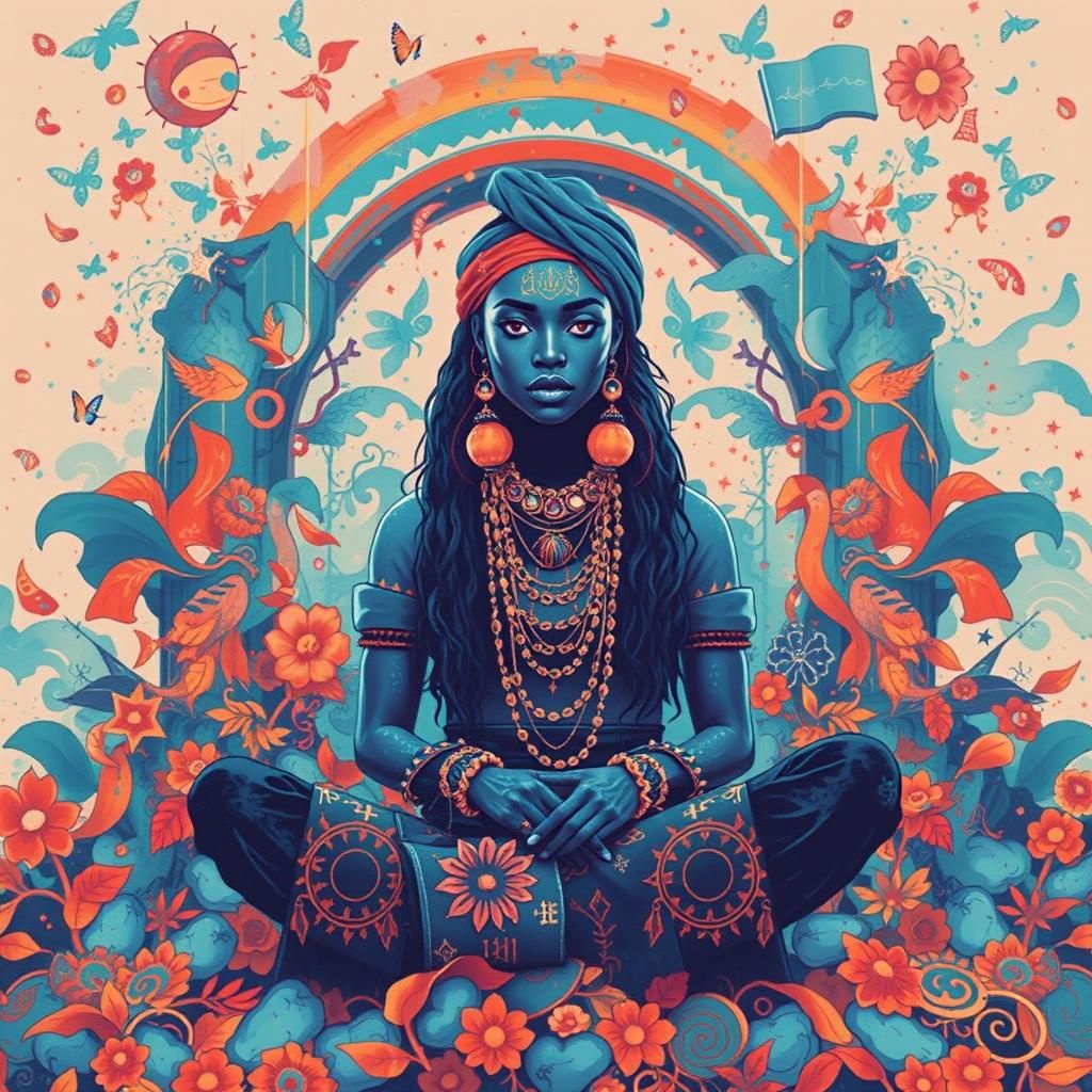 Beautiful Woman Generated by AI