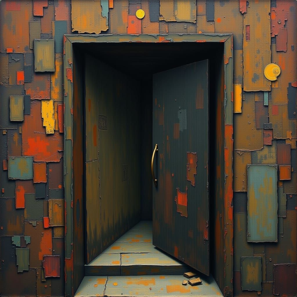 Surreal Doorway to Nowhere: A Threshold of Lost Memories