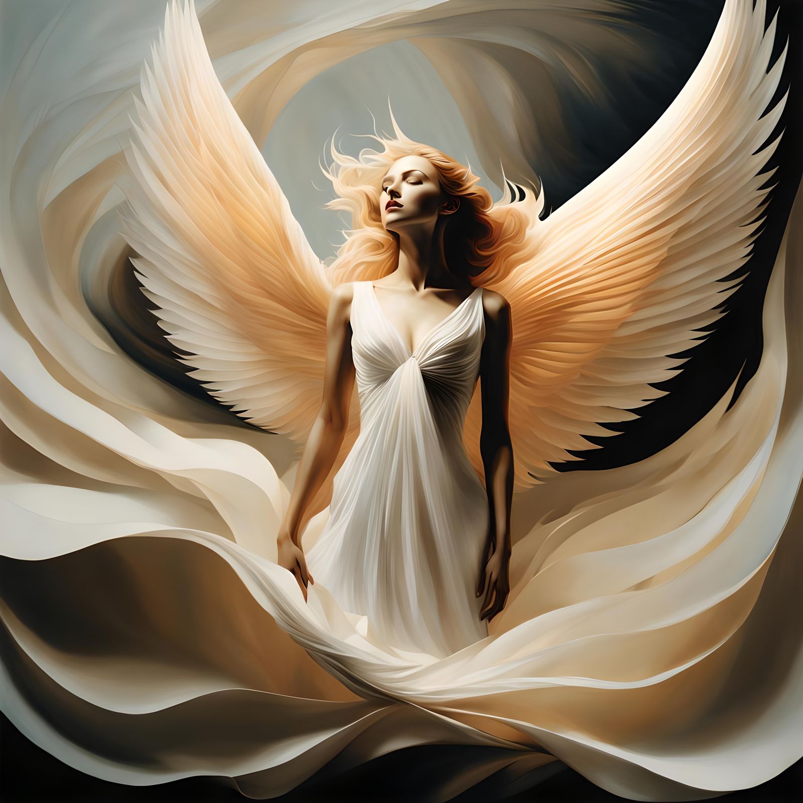 Fallen Angel Rising from the Abyss