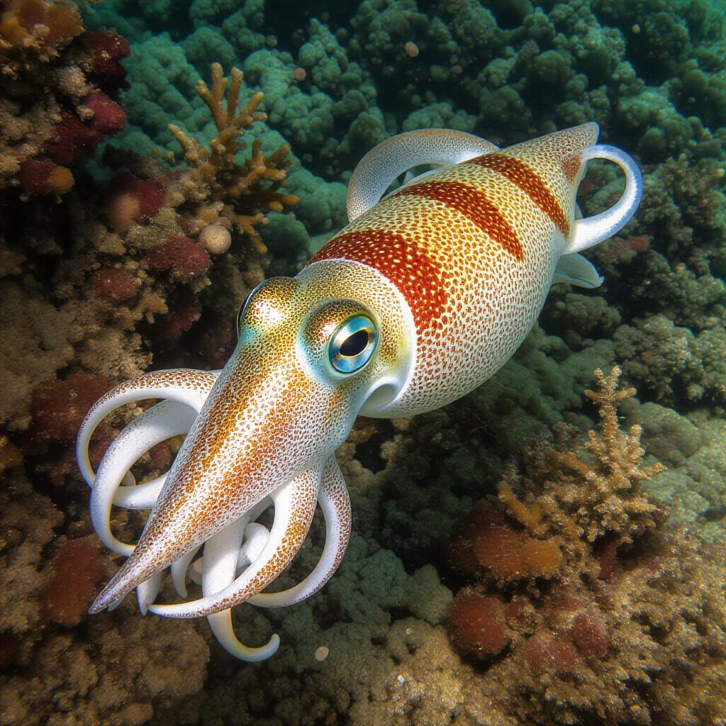 Realistic Squid Generated by AI