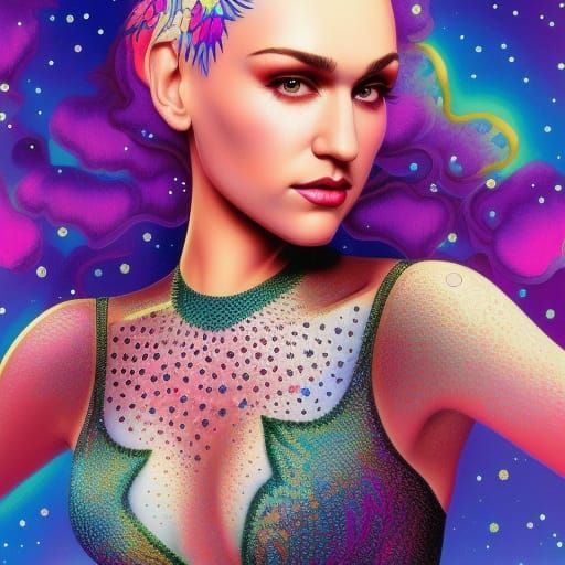 Rachel Leigh Cook and Gwen Stefani Face Morph