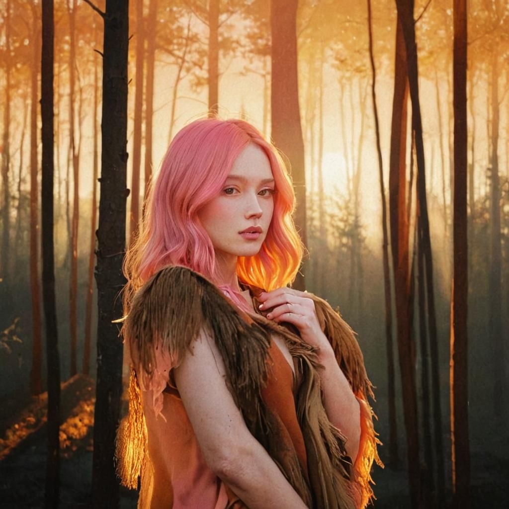 Warm Golden Light and Long Shadows