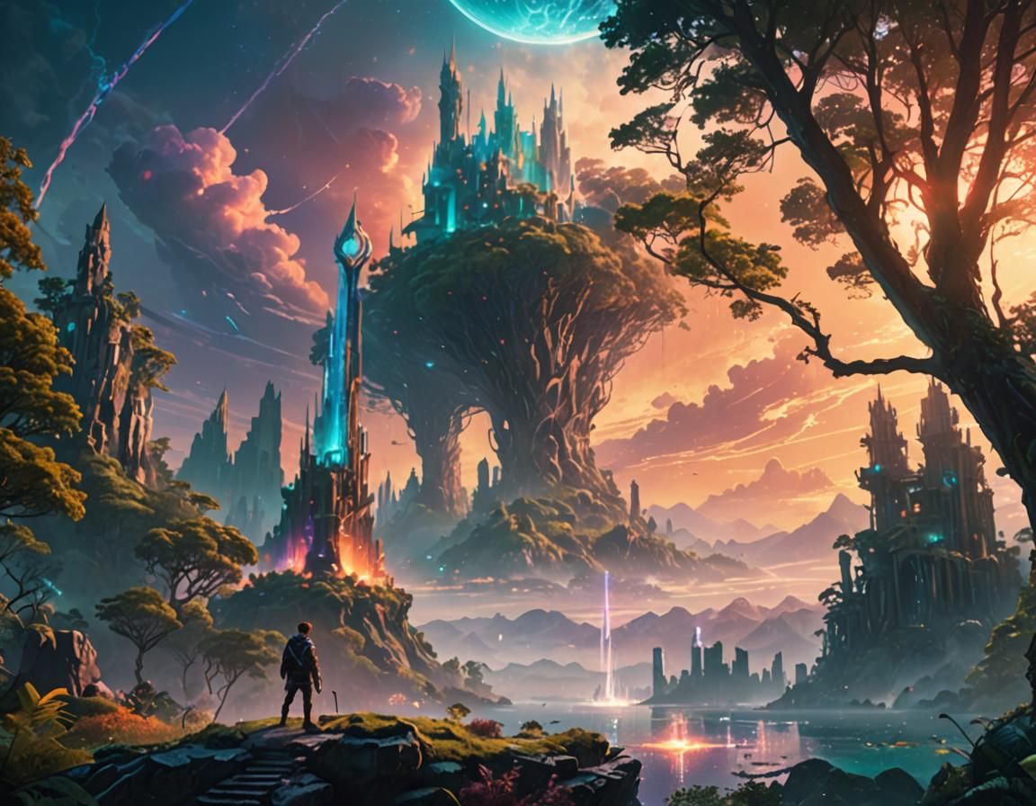 Atlantis Adventure: Vibrant Concept Art in 3D