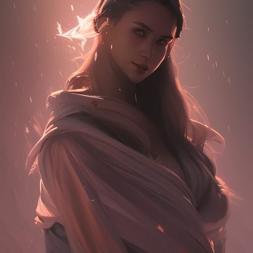 Detailed D&D Character Portrait in Digital Art Style