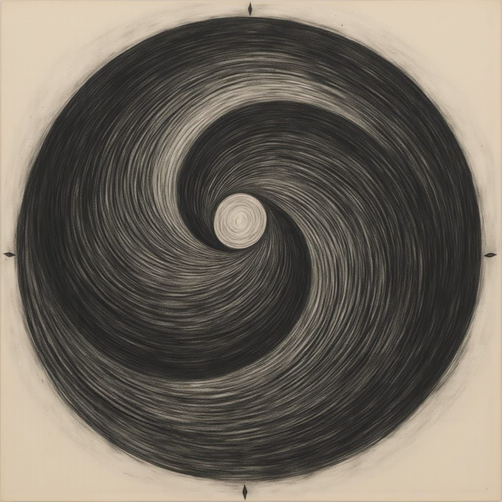 Eternal Horror in Charcoal Style