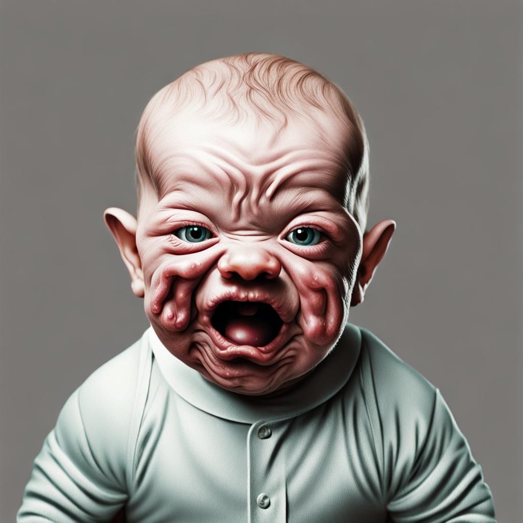 One Ugly Baby Generated by AI