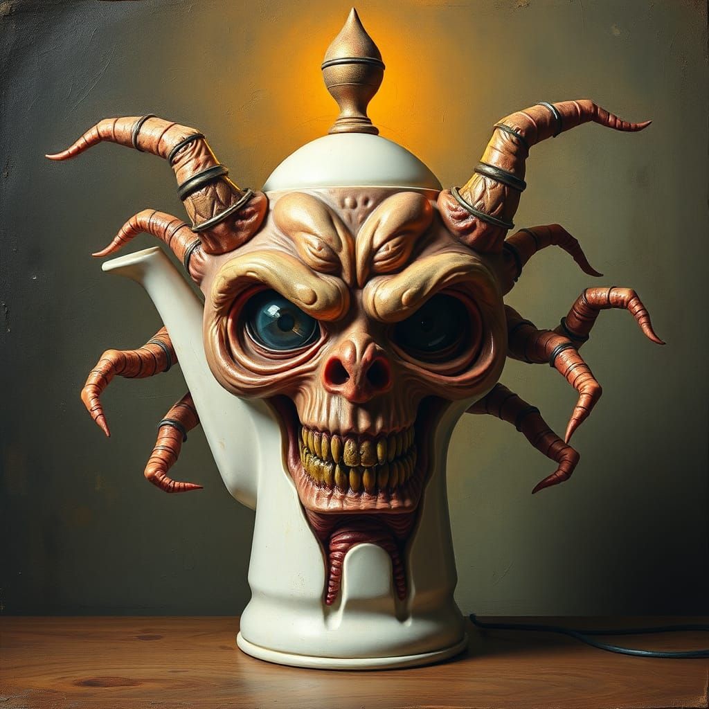 Grotesque Monster Transformation of Everyday Object