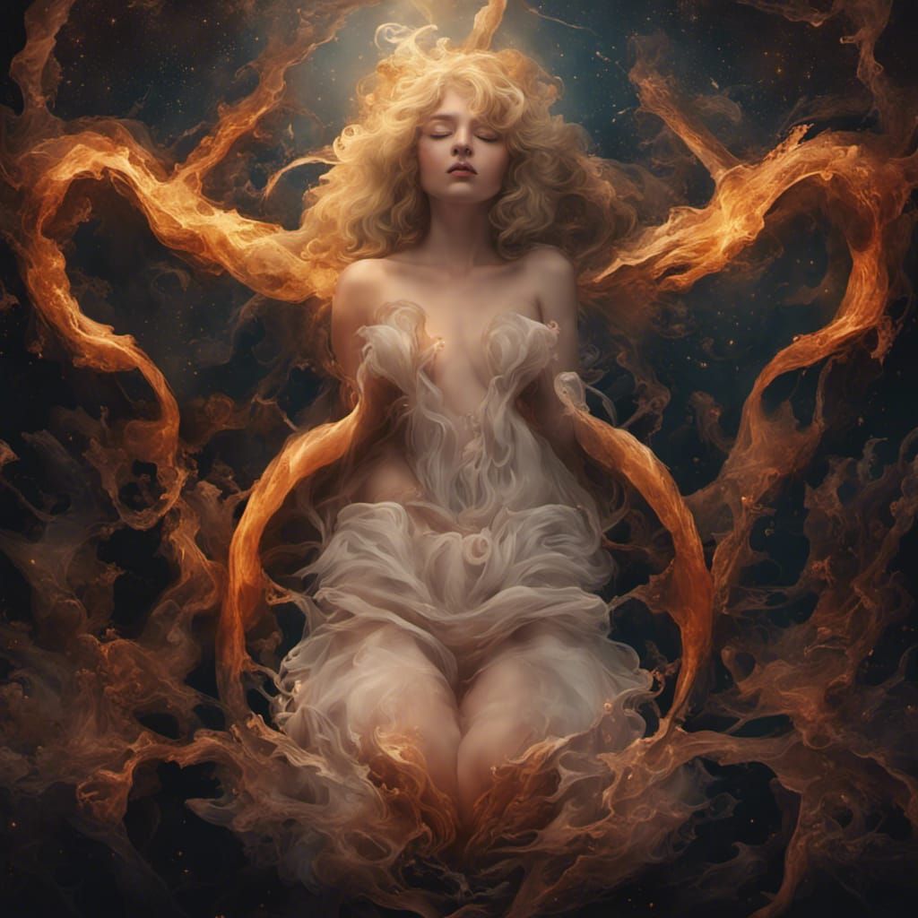 Abstract Melting Shapes in Pastel Hues