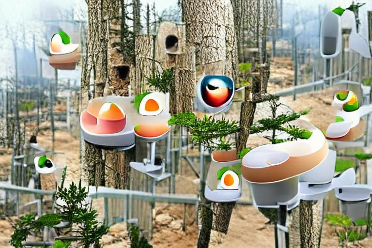 Forestal Ambient Eggs with Peach Technology