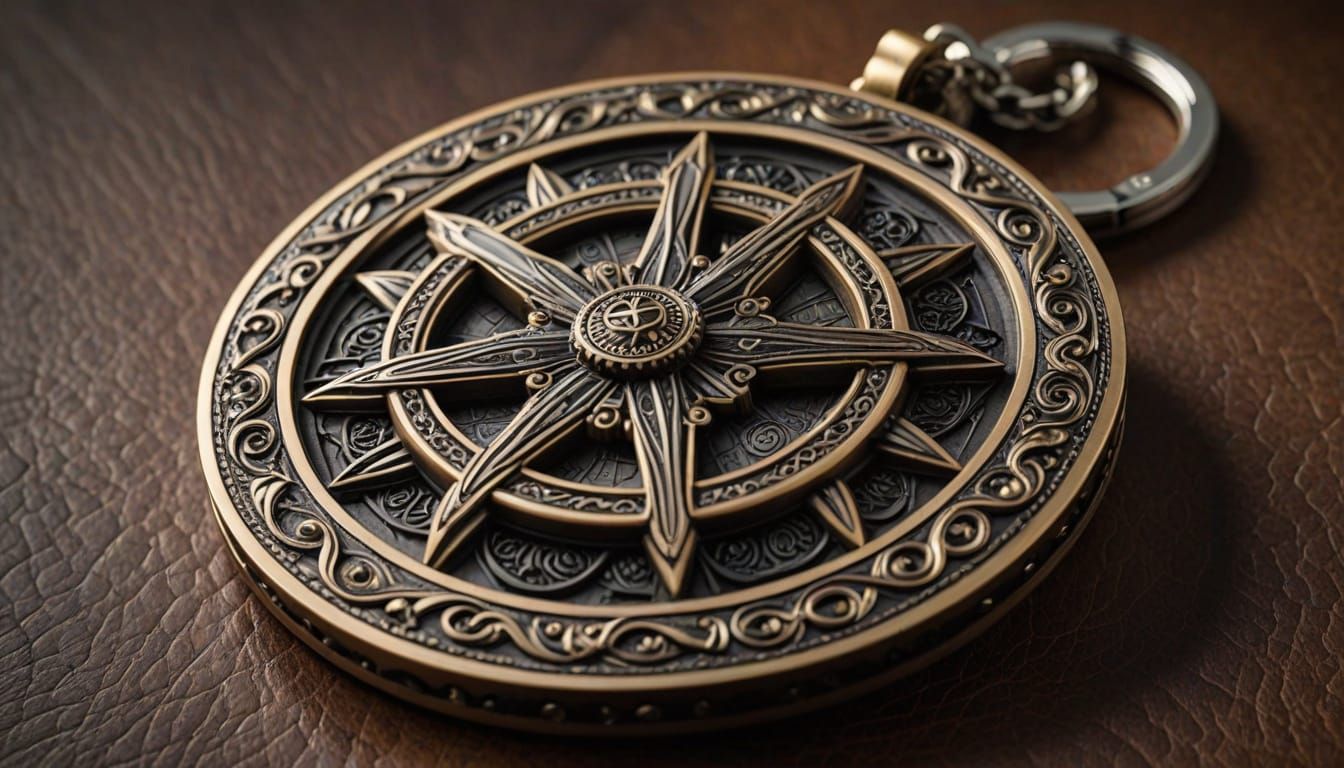 Hyperrealistic Leatherwork Masterpiece Keychain