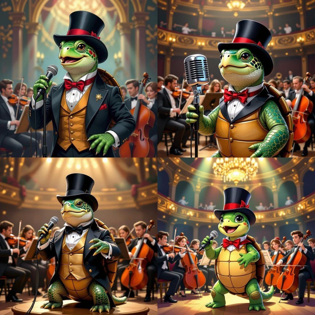 Turtle's Orchestral Debut: A Singing Sensation