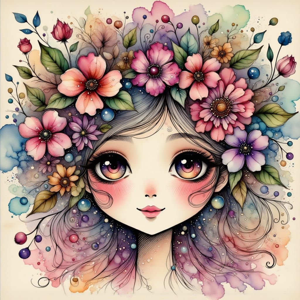 Vibrant Whimsical Dreamscapes with Digital Painting and Trad...