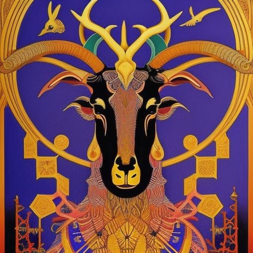 Occult Goat Farm as Maximalist Post-Impressionism Art