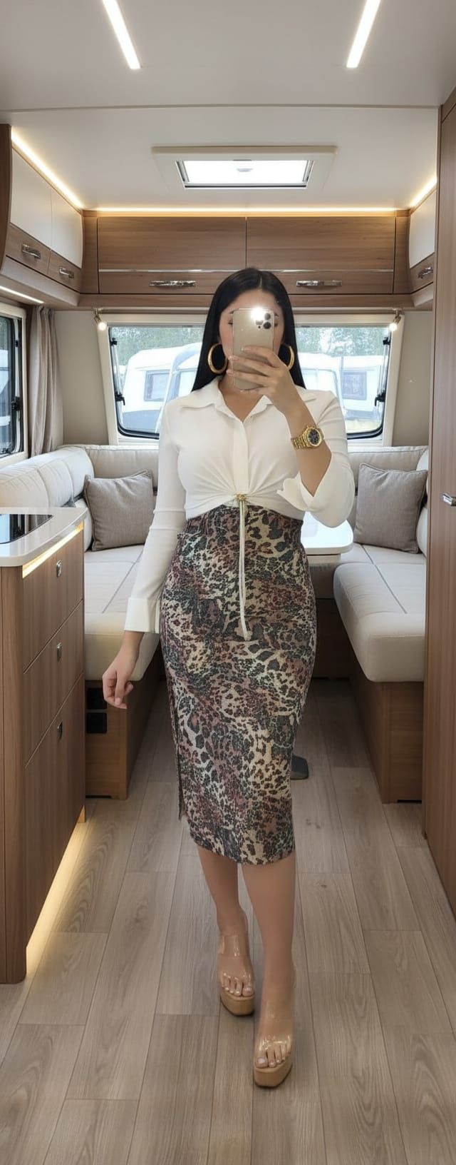 Modern Tabbert Bellin Caravan Interior