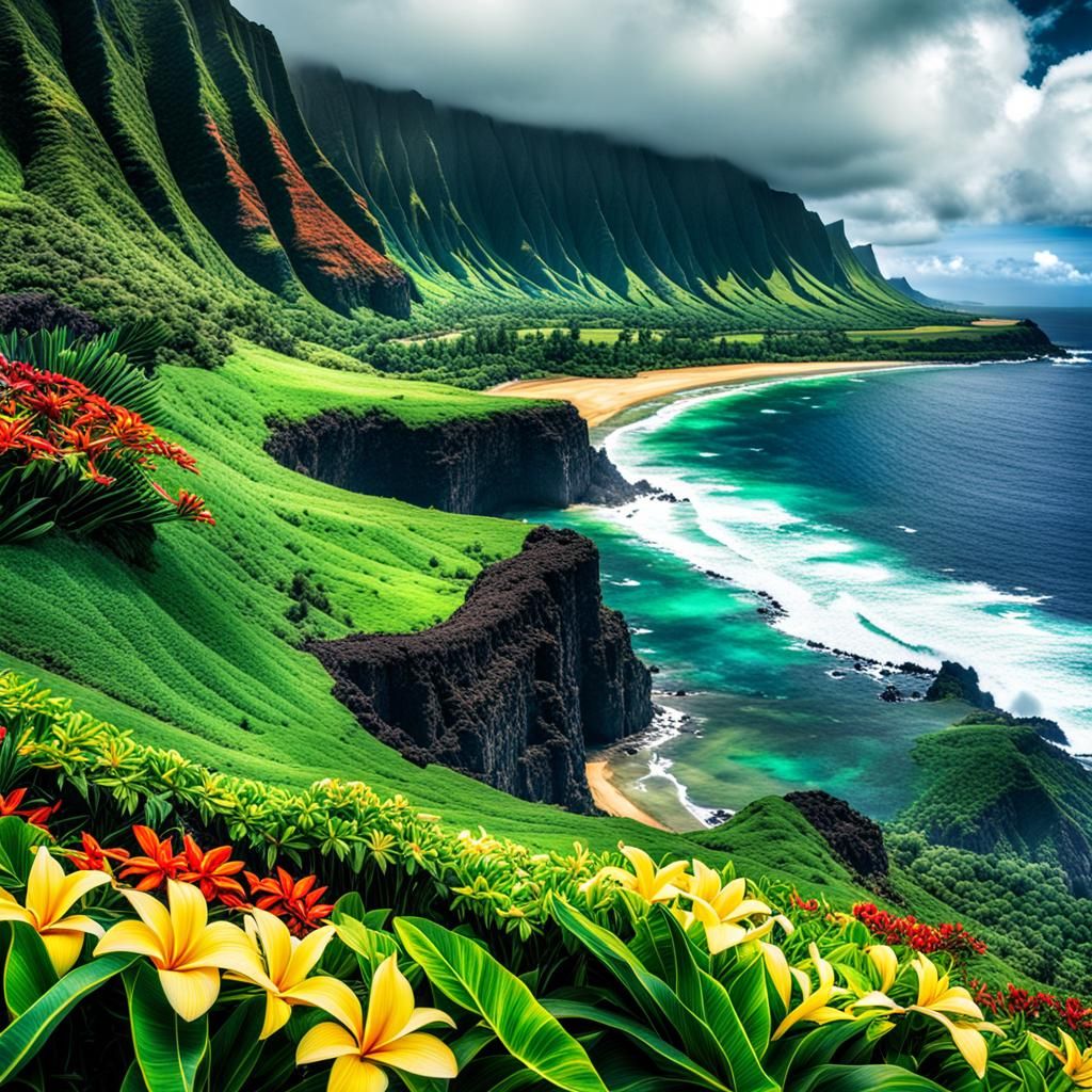 Hyperrealistic Colors of Hawaii in High Definition