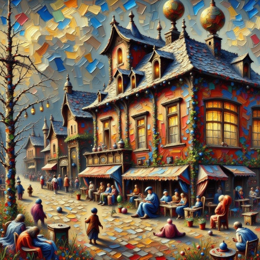 Mystical Anime Girl Shines in Vibrant, Futuristic Landscape