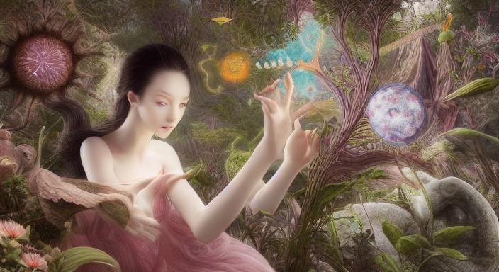 Figures Laughing in Space: A Surrealist Fairytale