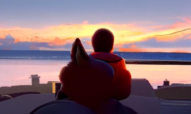 Sunset Image Generated by AI