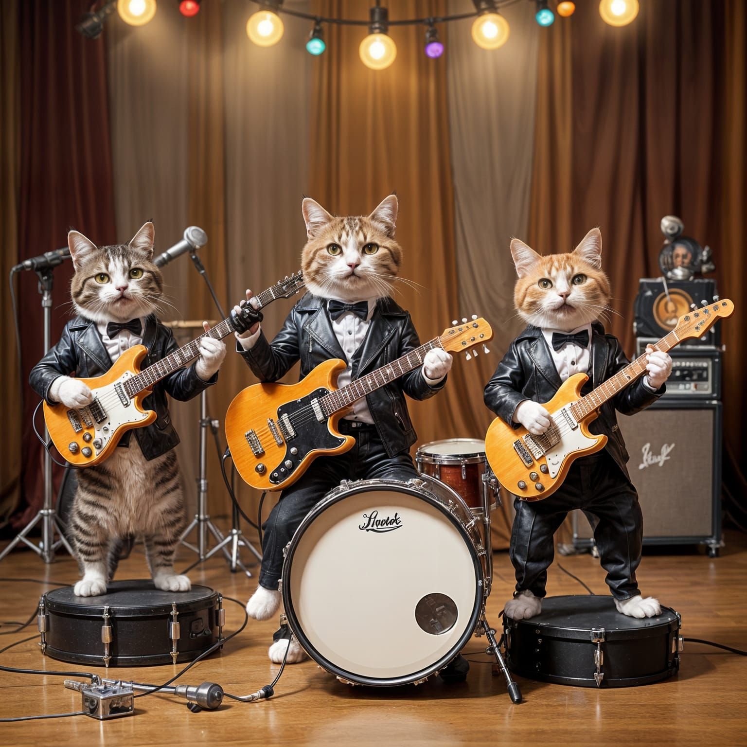 Feline Rockstars Unleash their Energetic Sound
