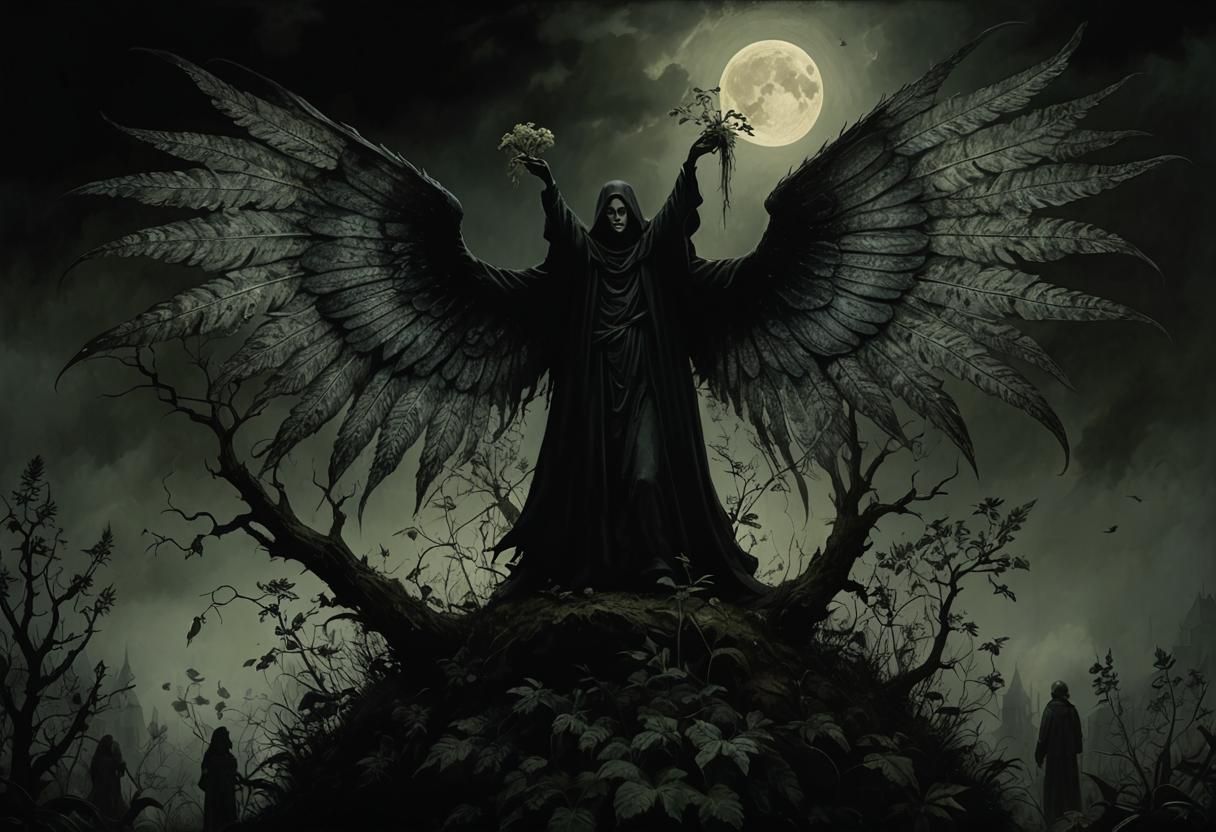 Gothic Dreamscape: Eerie Mystical Landscape