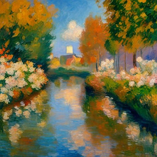 Impressionistic AI Art: A Study in Light and Color