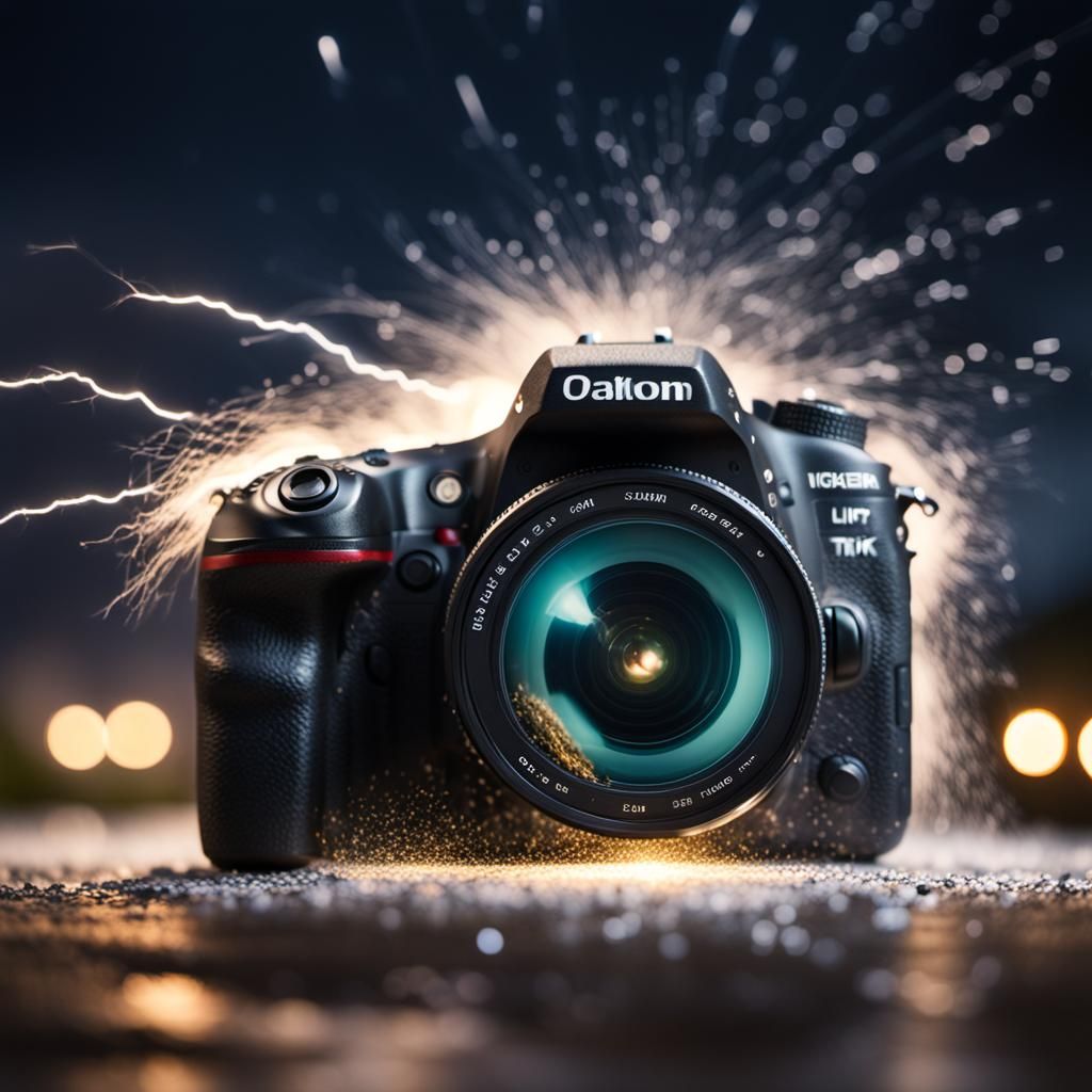 High Resolution Lightning Strikes with Bokeh
