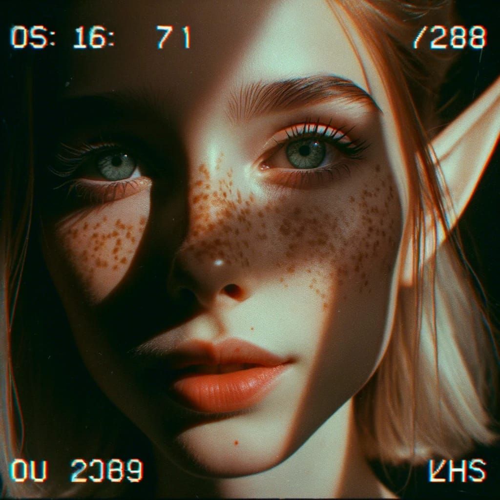 Simple AI Generated Elf Portrait