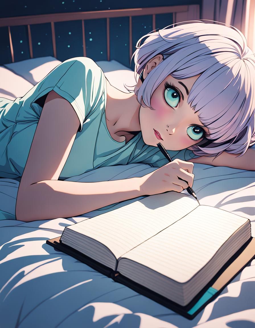 Luna has writer's block.