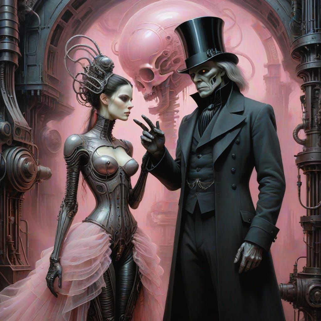 Ethereal Encounter in a Haunting Factory Realm