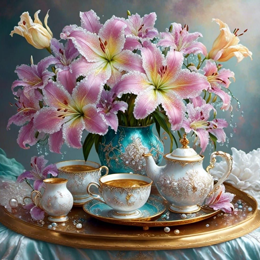 Teapot and perls