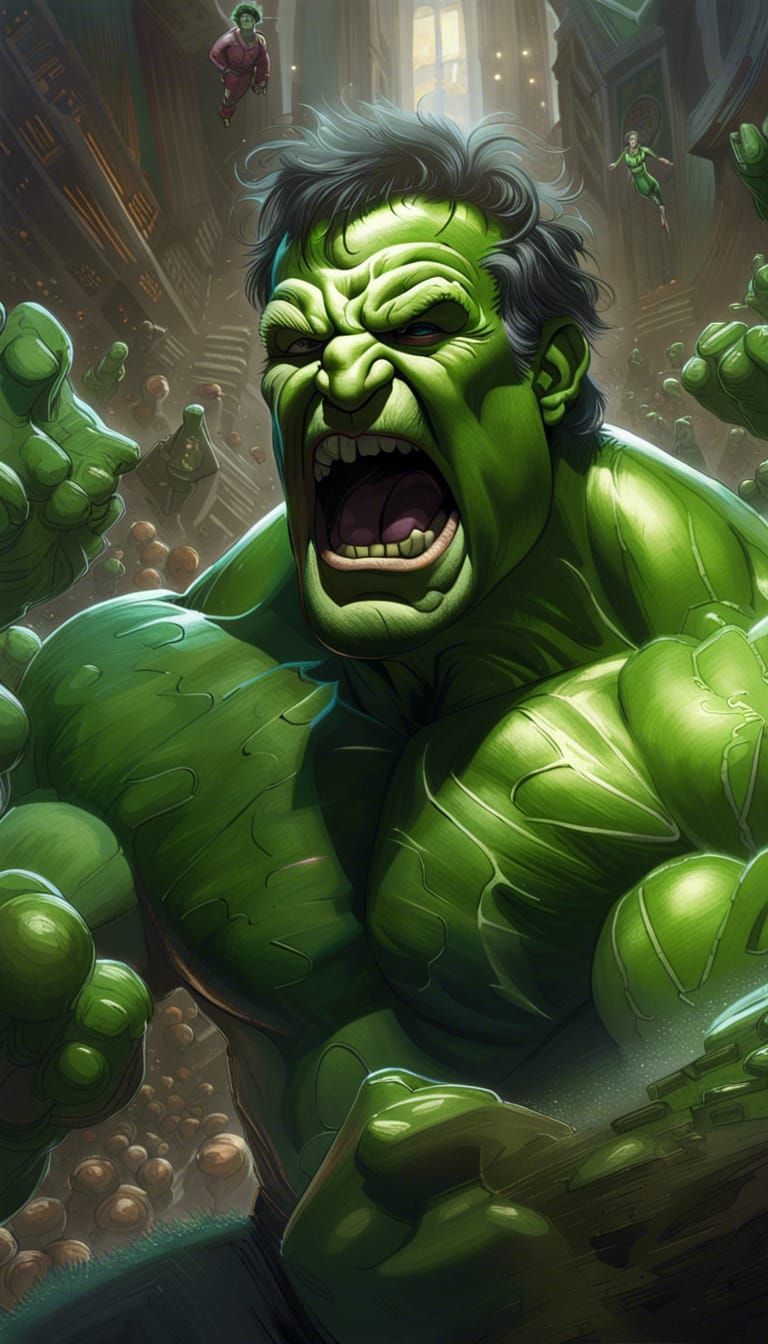 Robin Williams as Hulk.