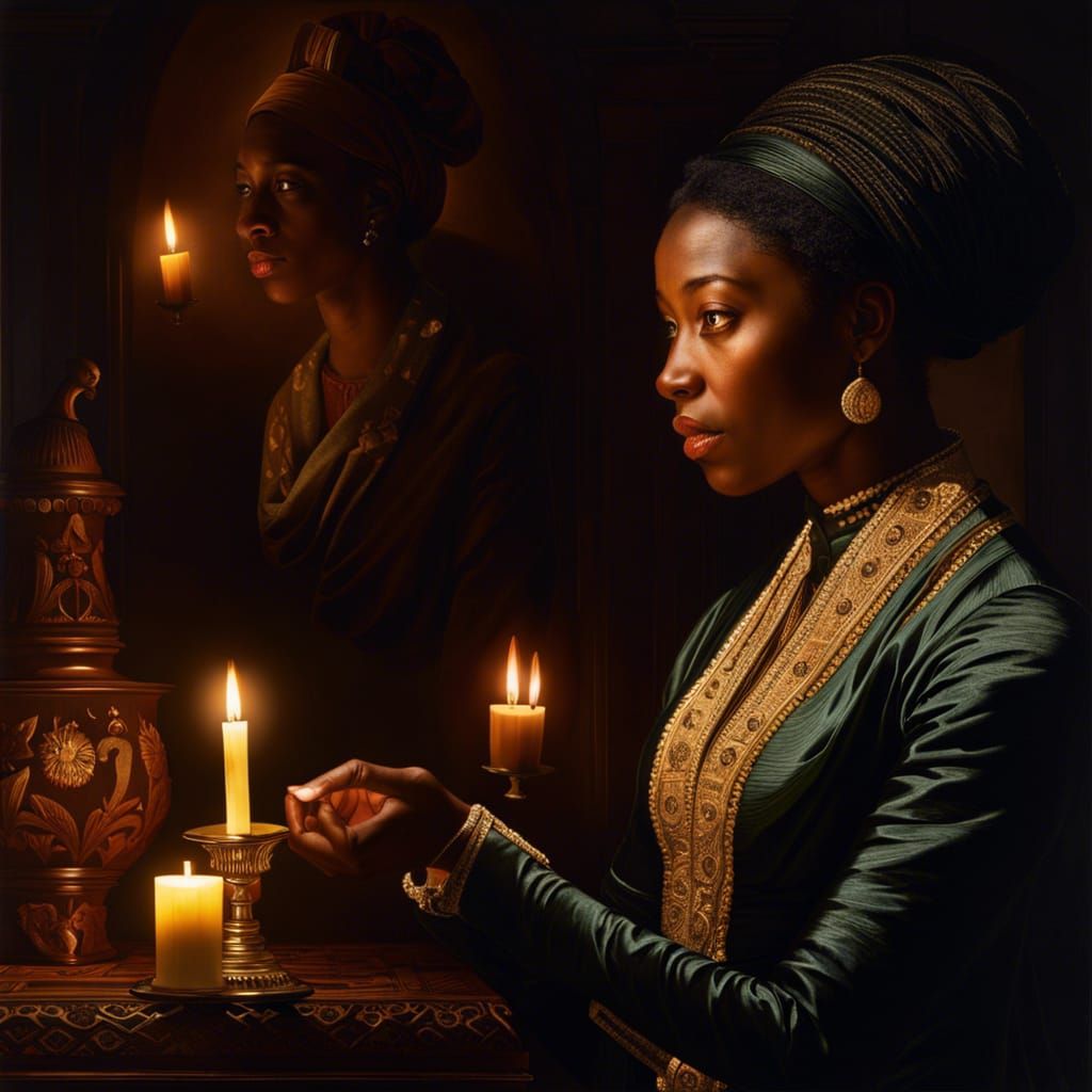 Portrait by Candlelight