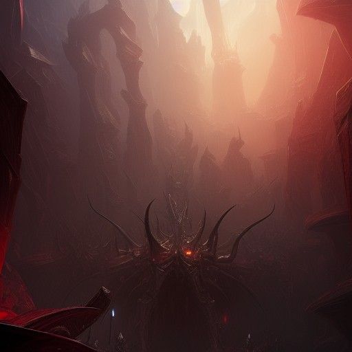 Tyranids Meet Eldrazi: A Dark Fantasy Concept Art