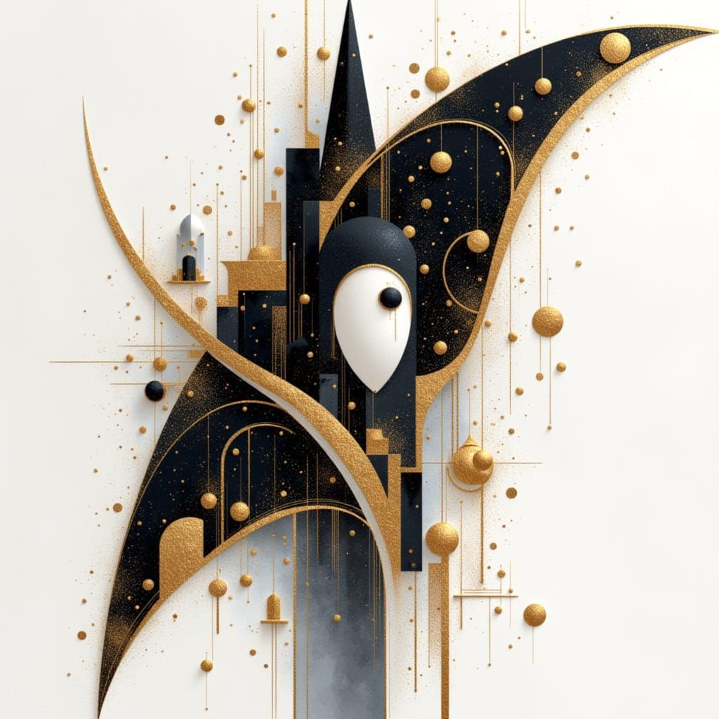 Goth Queen Ink Sketch in a Moody Style