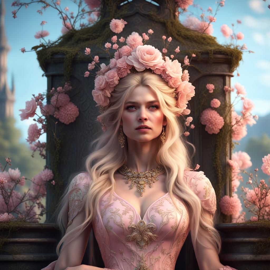 Queen of Spring in Fantasy Concept Art
