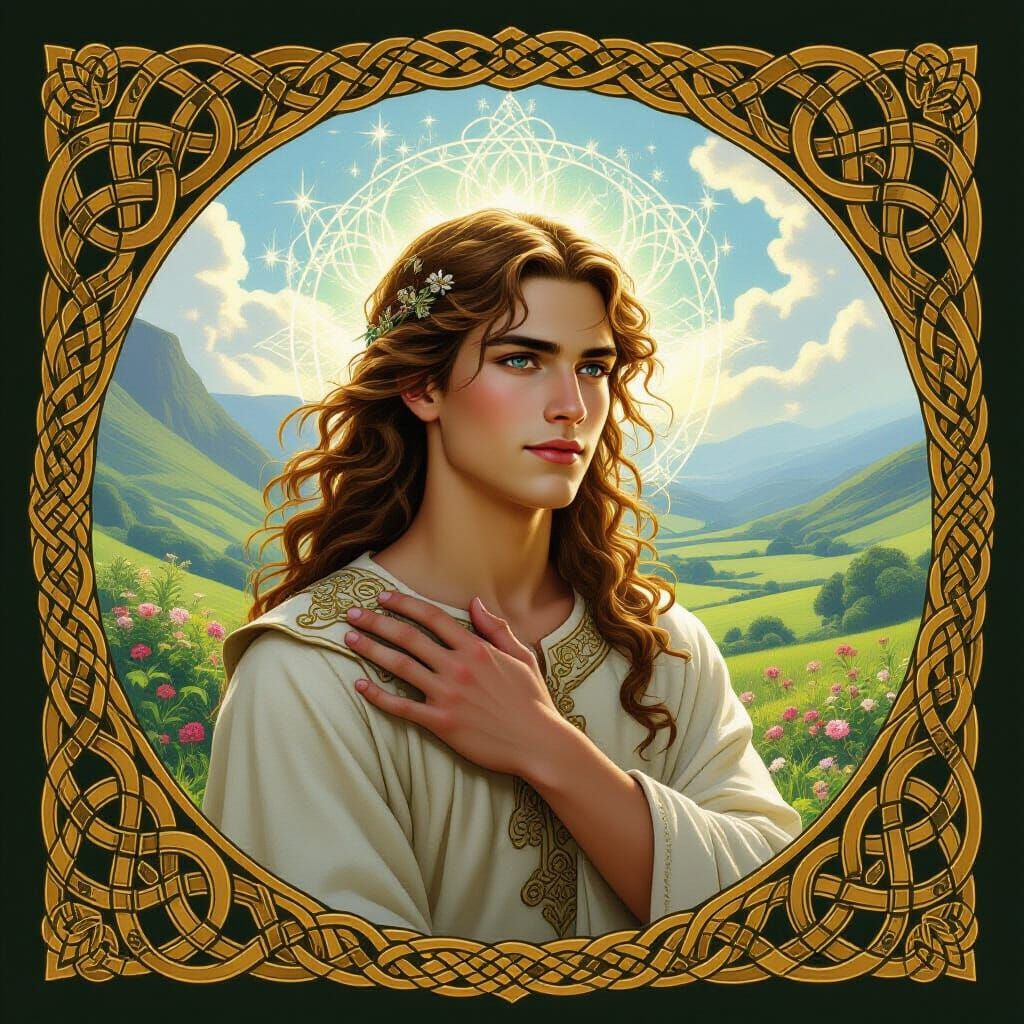 The Irish God, Aengus Óg: A god of love, youth, and beauty.