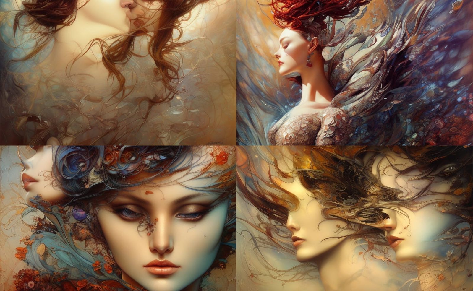 Female Abstract art sample