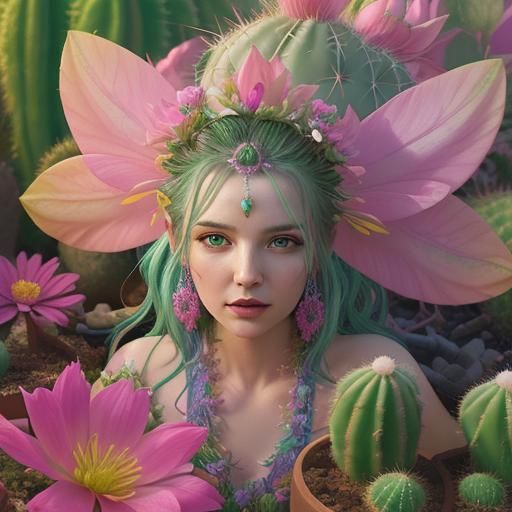 Candice, cactus fairy