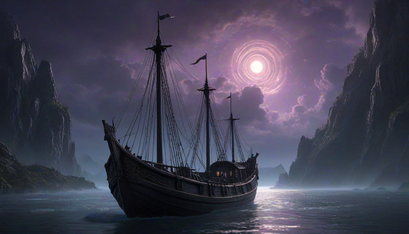 The Ferryman: Cosmic Odyssey in Moody Waters