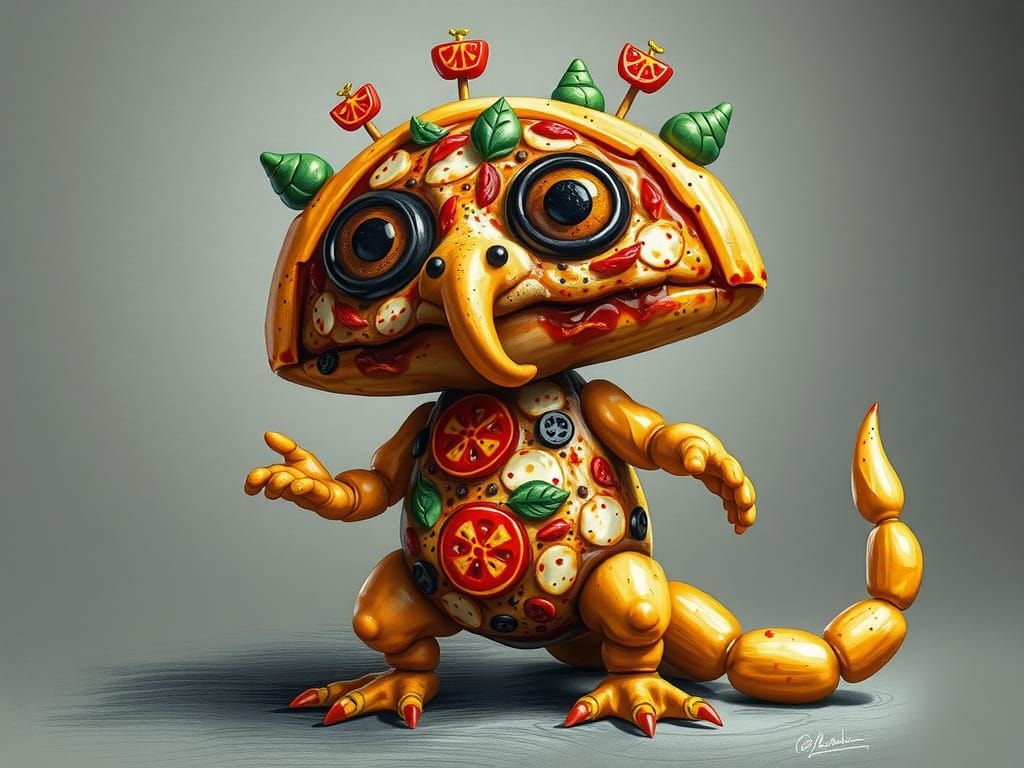 Pizzanio, very rare Pokémon 😁