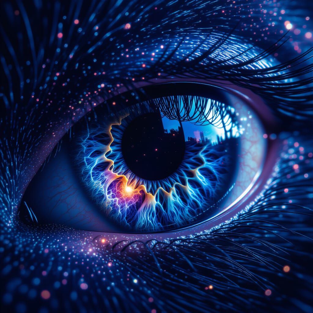 Cosmic Cat Eye Nebula in Hyperrealistic Detail