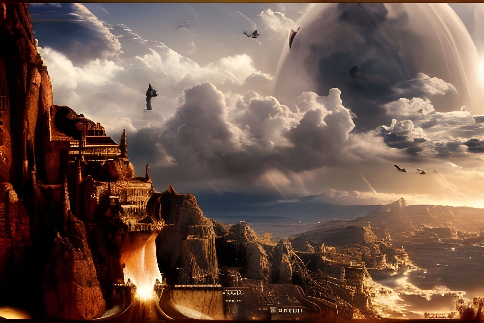 Epic Cinematic Digital Matte Painting