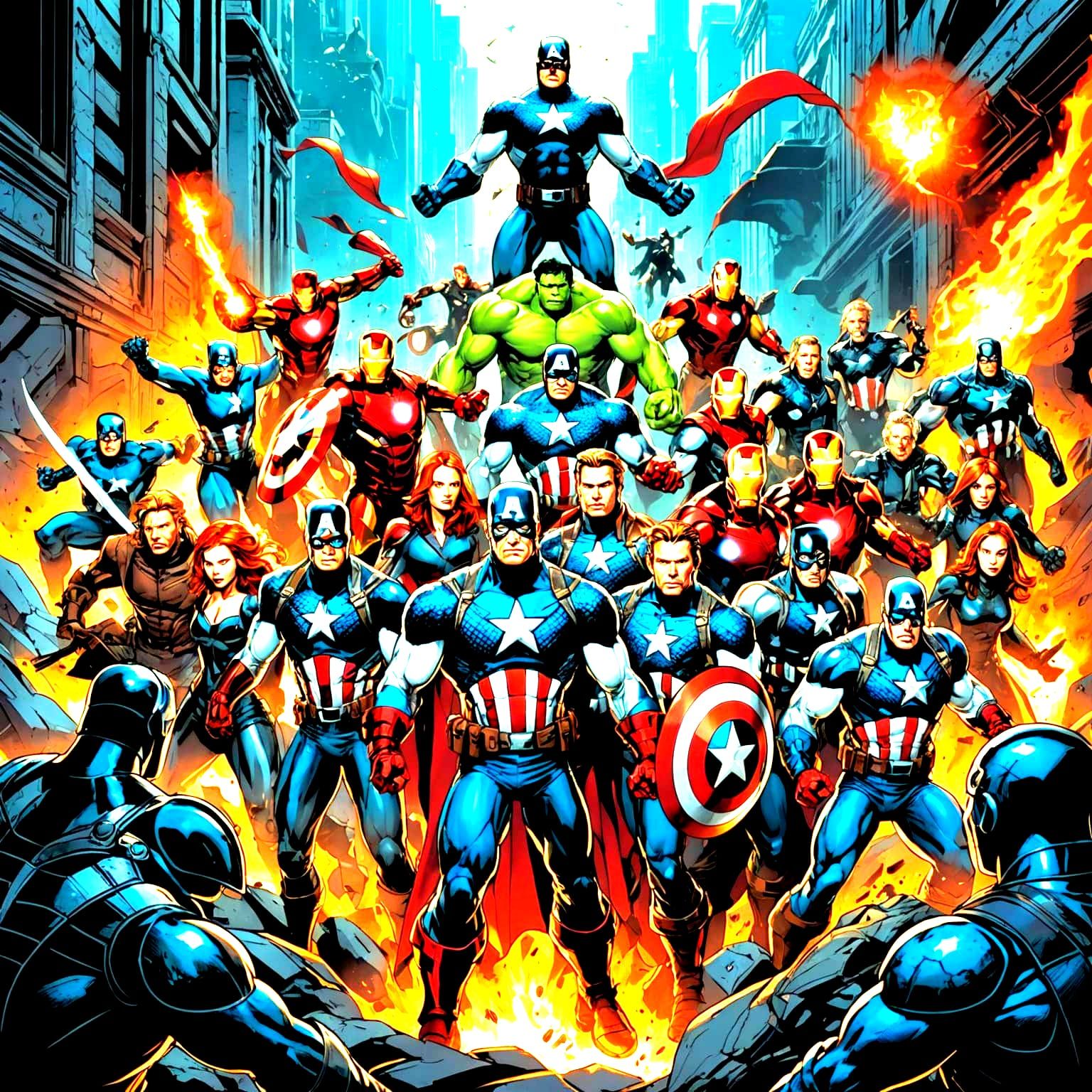 Avengers Fusion: Comic Book Art from the Underworld