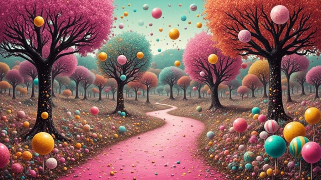 Candyland Lane with IMO777 Loras: GlitterGore and CrAzyToWn!