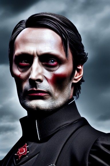 Vampire Portrait: Hyperrealistic Strahd Von Zarovich